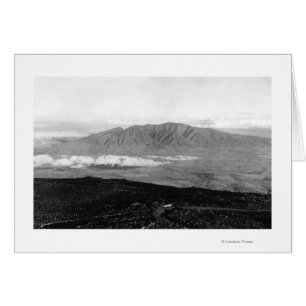 Maui, Hawaii - Vy från Haleakalas överkant Hälsningskort