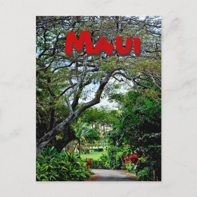 Maui Hawaii Vykort (Framsida)