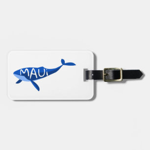 Maui Hawaii Whale Bagagebricka