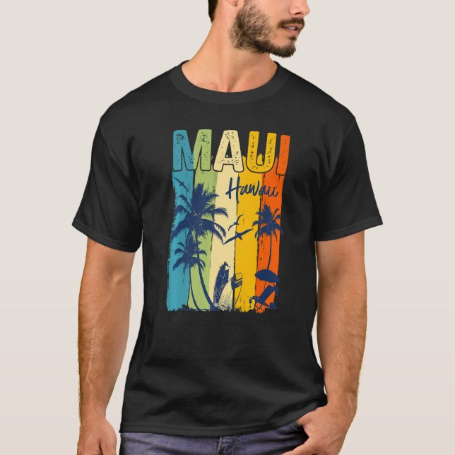 Maui Hawaiian Family Vacation Matching Group Premi T Shirt (Framsida)