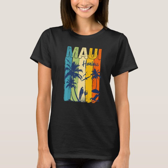 Maui Hawaiian Family Vacation Matching Group Premi T Shirt (Framsida)