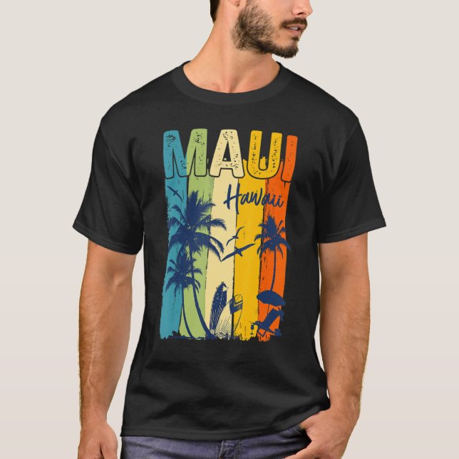 Maui Hawaiian Family Vacation Matching Group T Shirt (Framsida)