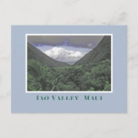 Maui, Iao Valley/ dramatisk himlar, grönt valley