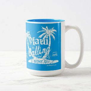 Maui kallar muggen Två-Tonad mugg