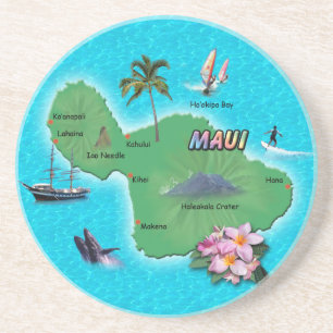 Maui Karta Underlägg