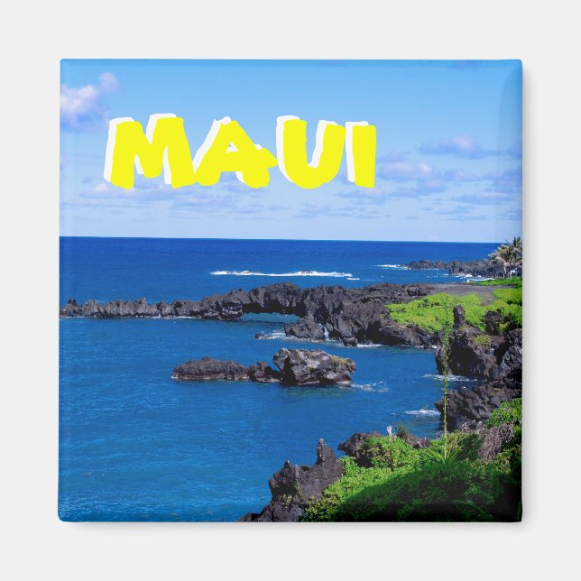 Maui Kusten - Hawaii Magnet (Framsidan)