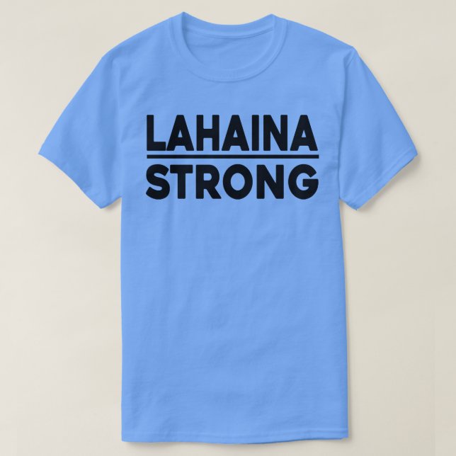 Maui Lahaina Hawaii Banyan Träd Strong T Shirt (Design framsida)