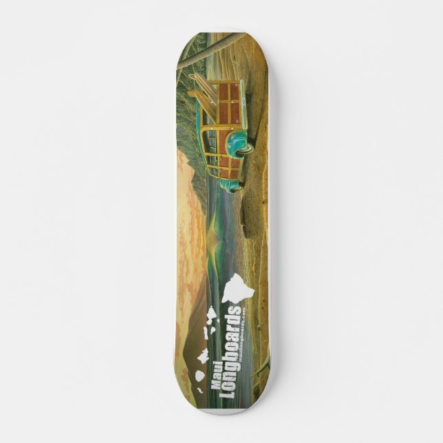 Maui Longboard Woody Longboard Skateboard (Framsida)