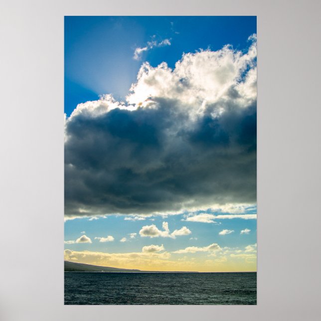 Maui moln av havet poster (Framsidan)