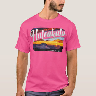 Maui National Park Sunrise Haleakala Hiking T Shirt