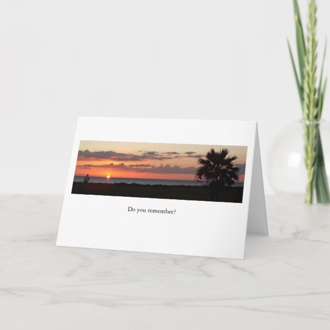 Maui New Year. Helgkort (Framsida)