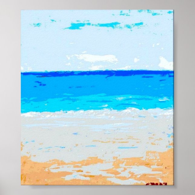 Maui No Ka Oi Abstrakt Poster (Framsidan)