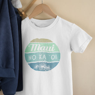 Maui No Ka Oi Vintage Typography T Shirt