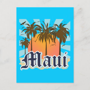 Maui-ön Hawaii souvenir Vykort