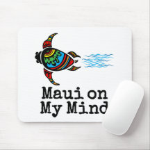 Maui på min tanke Simmande havssköldpadda