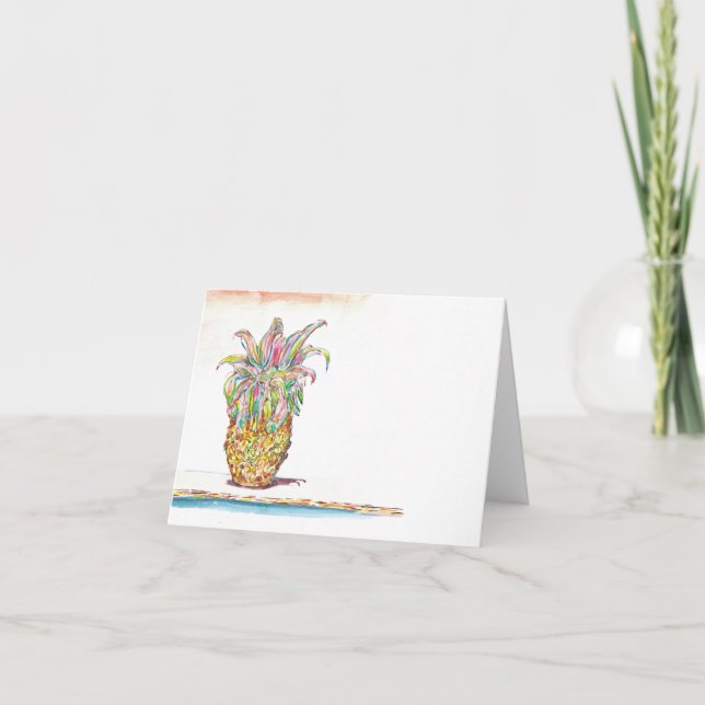 "Maui Pineapple"-hälsningskort Kort (Framsida)