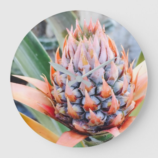 Maui Pineapple Hawaii  Stor Klocka (Framsida)