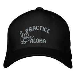Maui Practice Aloha Shaka (Höjlös) Broderad Keps