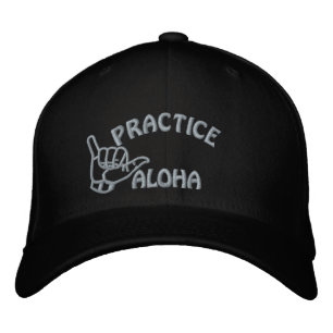 Maui Practice Aloha Shaka (Höjlös) Broderad Keps