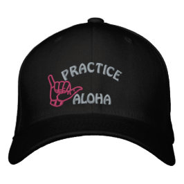 Maui Practice Aloha Shaka (Höjlös) Broderad Keps