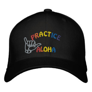 Maui Practice Aloha Shaka (Höjlös) Broderad Keps