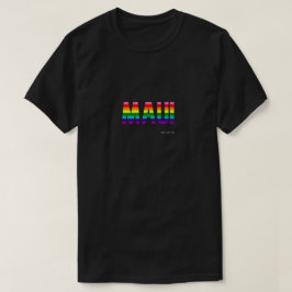 Maui Pride T Shirt | Regnbåge Flagga
