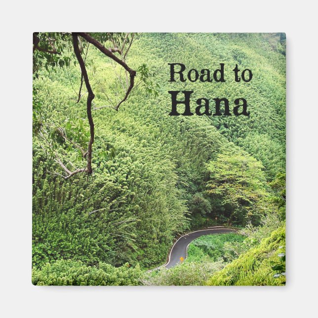 Maui Road till Hana Magnet (Framsidan)