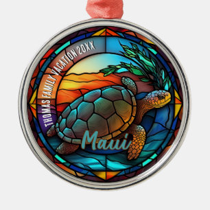 Maui semesteresouvenir julgransprydnad metall