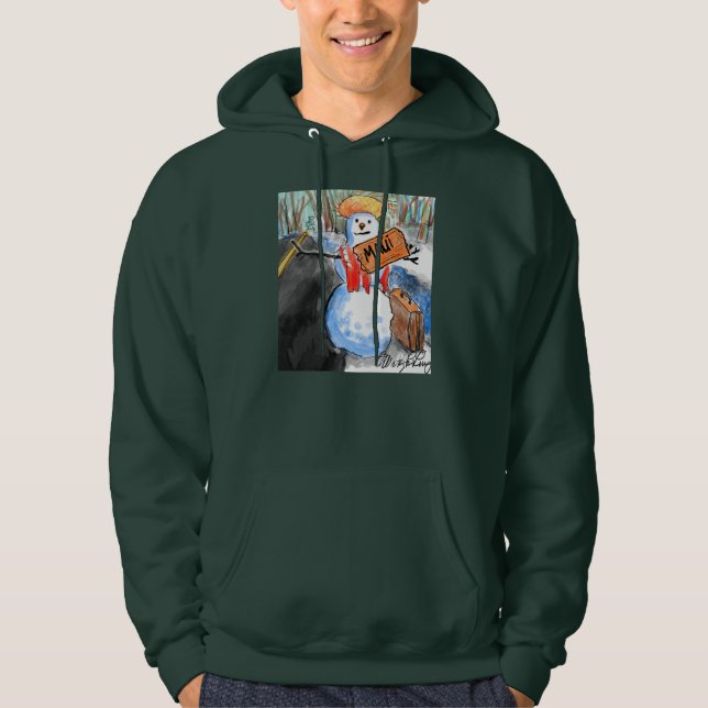 Maui Snögubbe Helgdag Hoodie (Framsida)