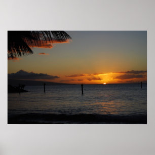 Maui solnedgång poster