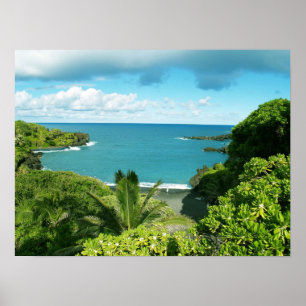 Maui strandaffisch poster