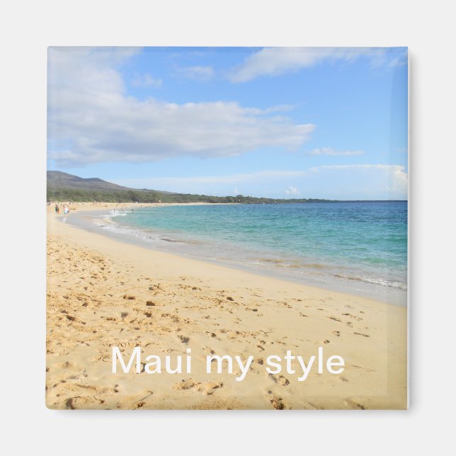 Maui strandmagnet magnet (Framsidan)