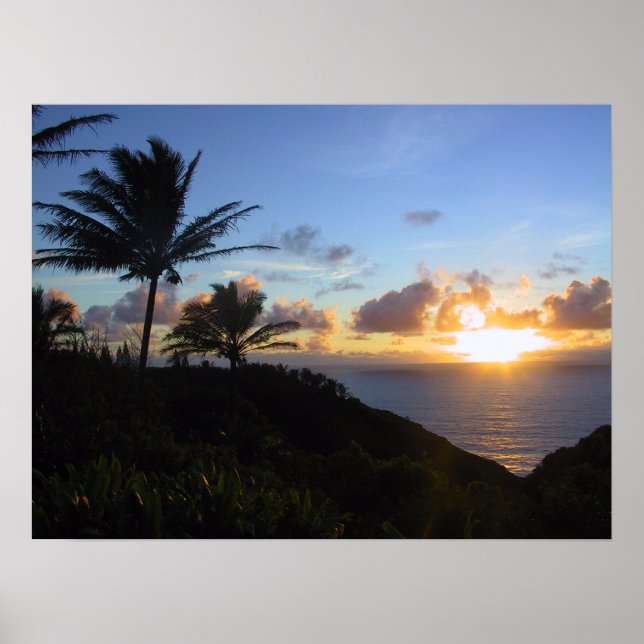 Maui Sunrise 1 Poster (Framsidan)