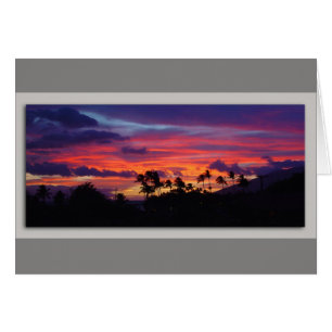 Maui Sunset Hälsningskort