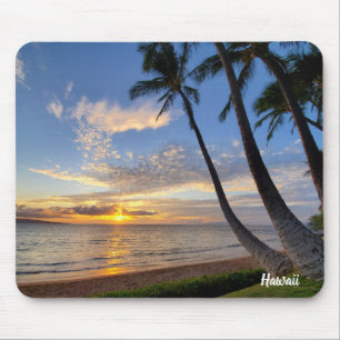 Maui Sunset och Handflatan Träd Musmatta