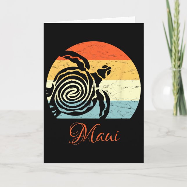Maui surfing kort (Framsida)