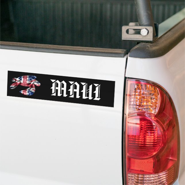 MAUI - Tribal Honu HIFlag Bildekal (På lastbil)