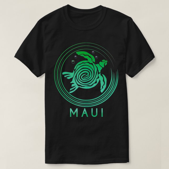 Maui Tribal Turtle T Shirt (Design framsida)