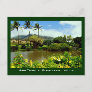 Maui Tropical Plantation Gardens Lagun Vykort