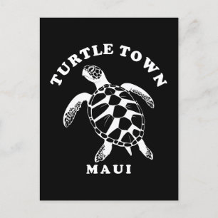 Maui Turtle Town Vykort