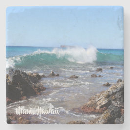 Maui vinkar på hemlig strandkustfartyg stenunderlägg