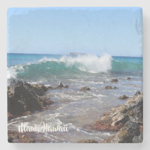 Maui vinkar på hemlig strandkustfartyg stenunderlägg