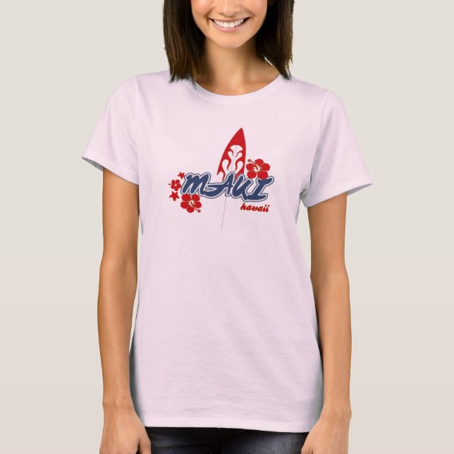 Mauisurf T Shirt (Framsida)