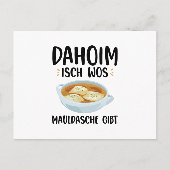 Maultaschen Vykort (Framsida)