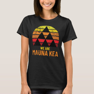 Mauna Kea-design för hawaiiskt Pride T Shirt