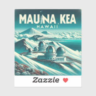Mauna Kea Hawaii 3 Inch Vinyl Sticker Klistermärken