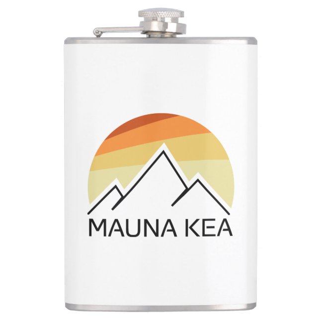 Mauna Kea Hawaii Retro Fickplunta (Framsidan)
