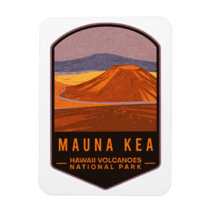 Mauna Kea Hawaii Vulkaners nationalpark Magnet