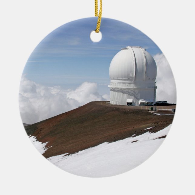 Mauna Kea observatorium Julgransprydnad Keramik (Framsidan)