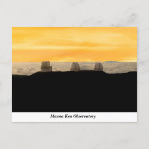 Mauna Kea Observatory Postcard Vykort